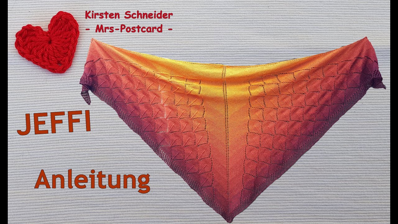 JEFFI Tuch stricken (Komplettanleitung)