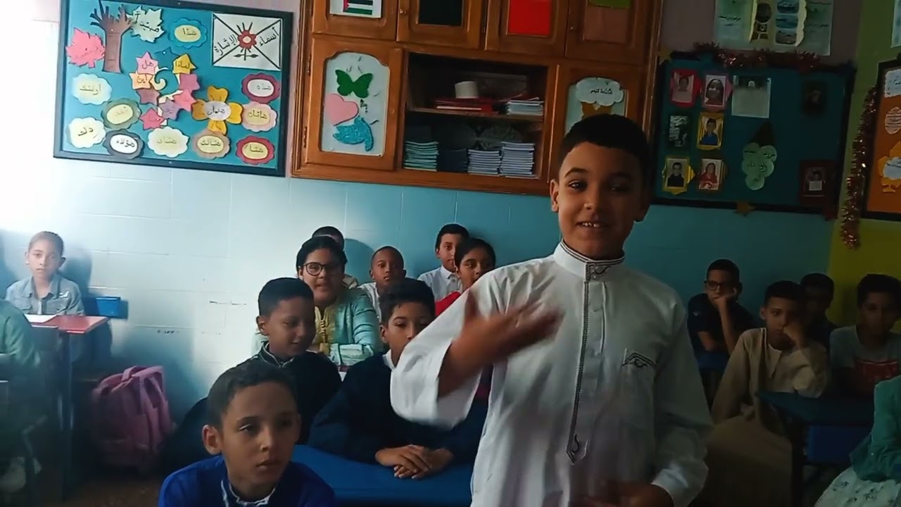 إحياء ذكرى المولد النبوي مع تلاميذ المستوى الخامس ابتدائي