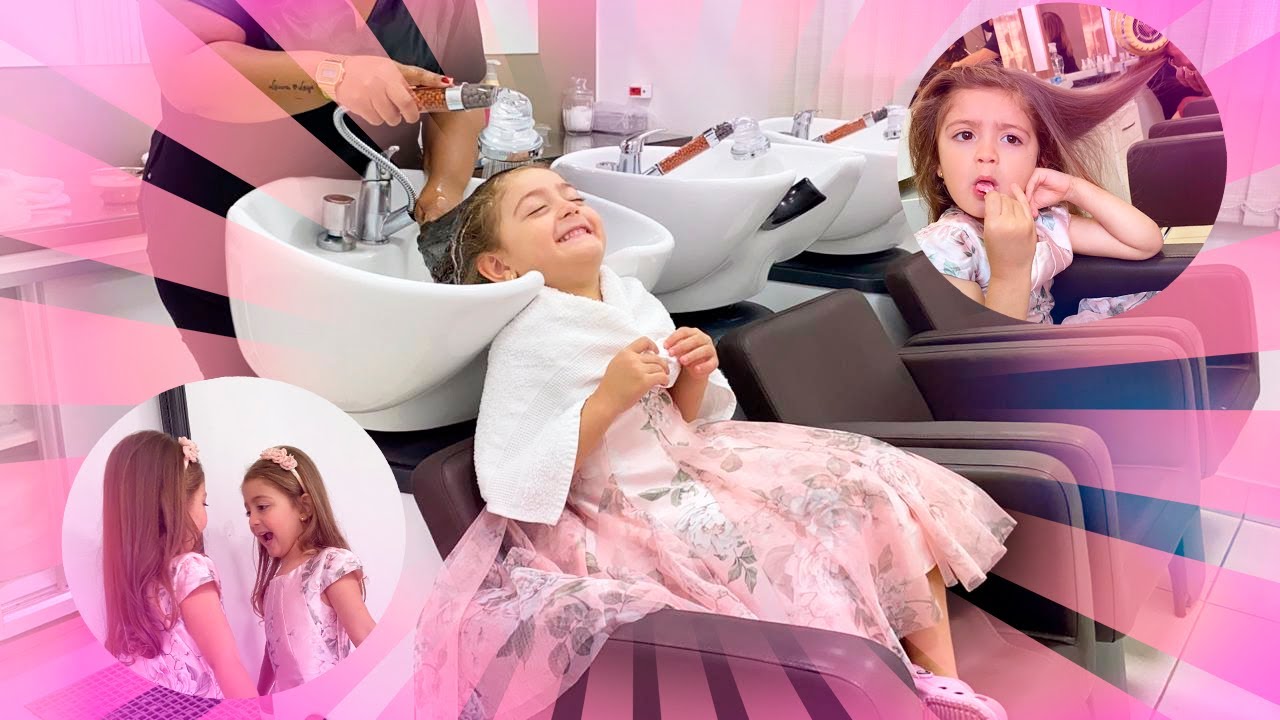 Sofia foi cortar o cabelo