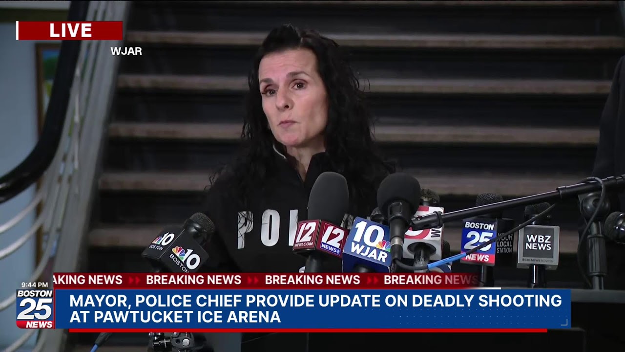 WATCH LIVE: Mayor, police chief provide update on deadly shooting at Pawtucket ice arena