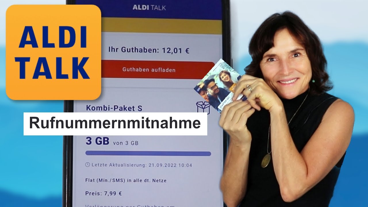 AldiTalk App und Rufnummernmitnahme zu App Aldi Talk