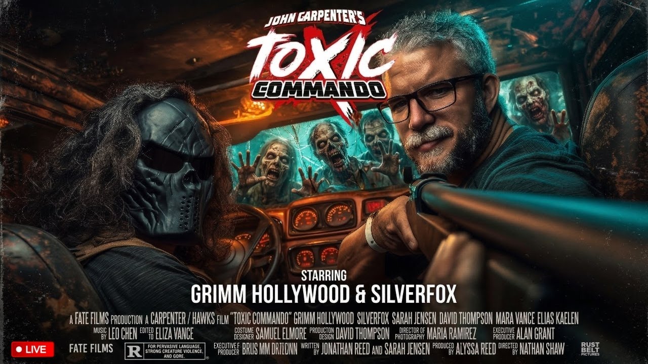 🔴LIVE • GRIMM HOLLYWOOD x SILVER FOX • GOLDEN YEARS • TOXIC COMMANDO LAUNCH DAY •