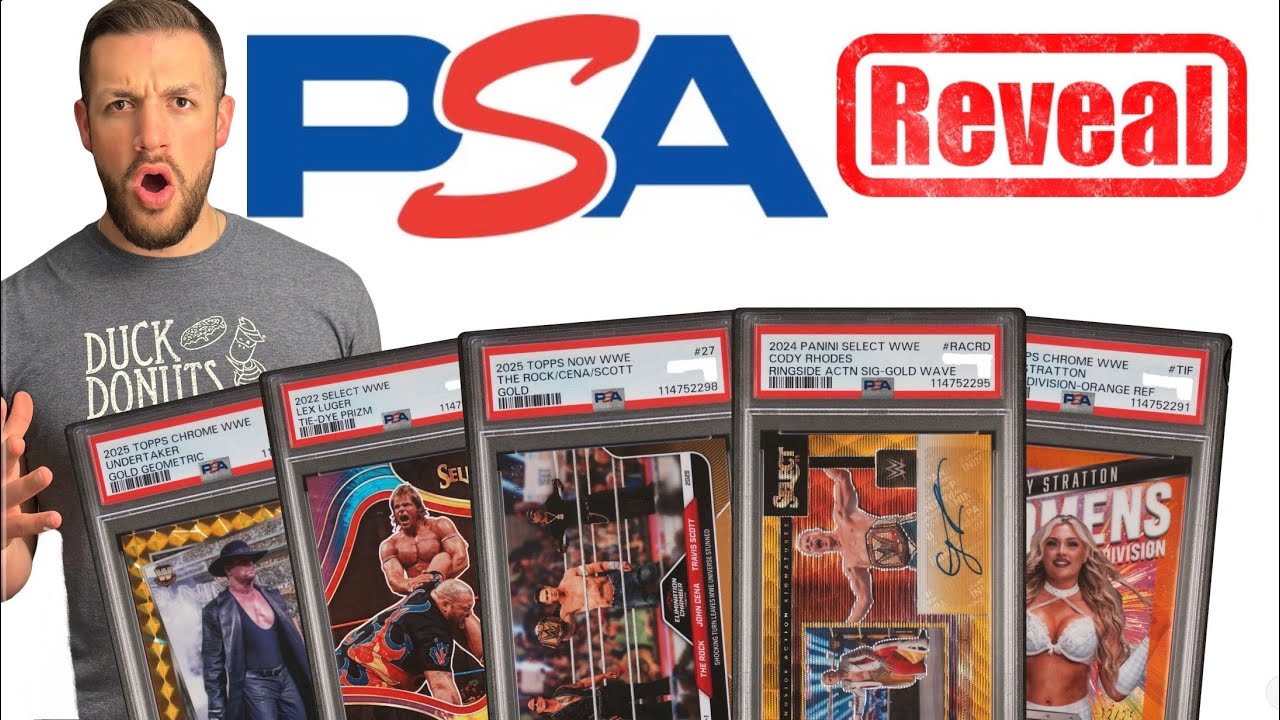 MY FIRST PSA SUBMISSION REVEAL! 20 WWE CARDS GRADED! 10+ GEM MINT GRADES!