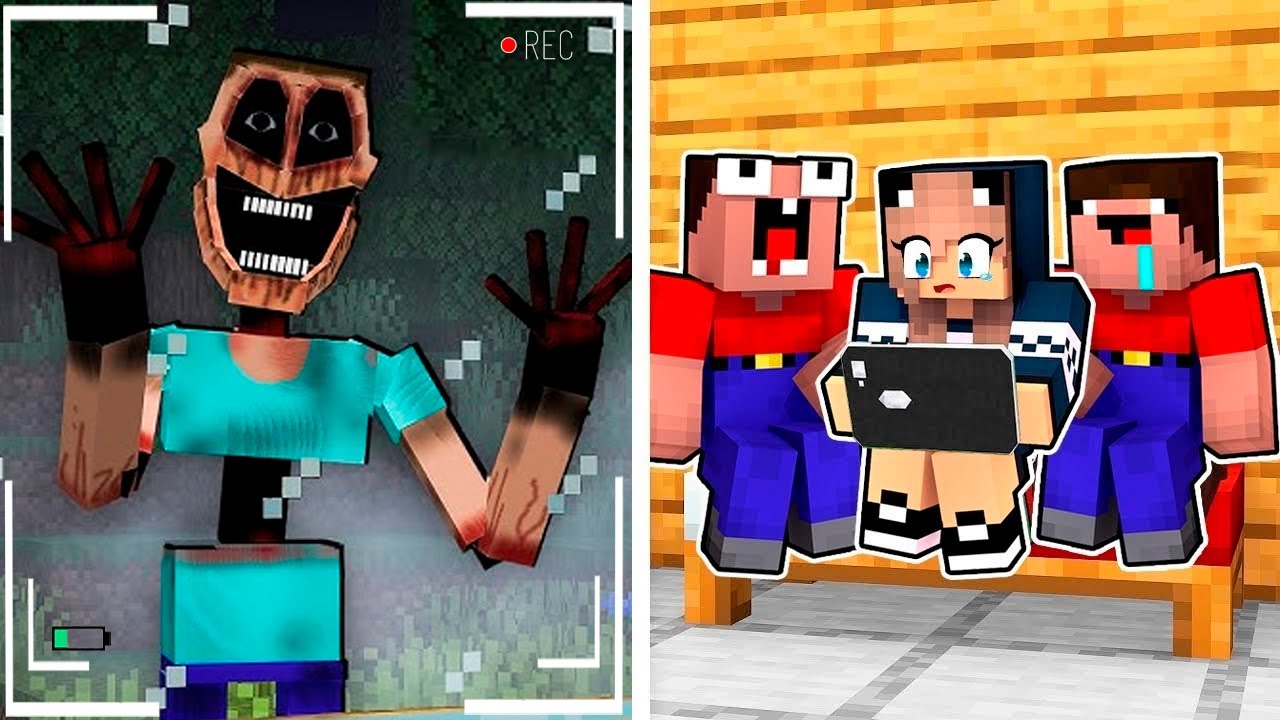 ЗАСНЯЛИ МИМИКА НА СКРЫТЫЕ КАМЕРЫ В МАЙНКРАФТ НУБ И ДЕВУШКА ПРО В MINECRAFT