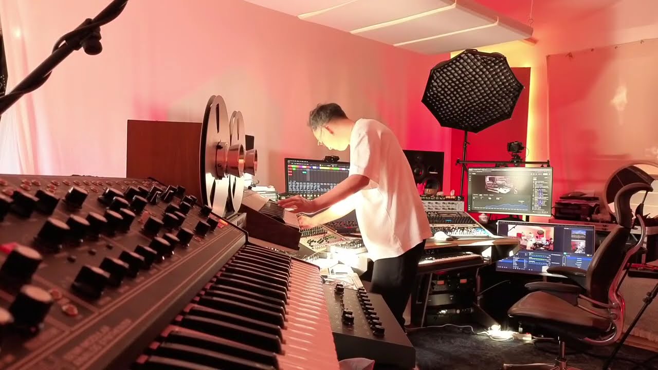 Live studio session with upcoming workflow
