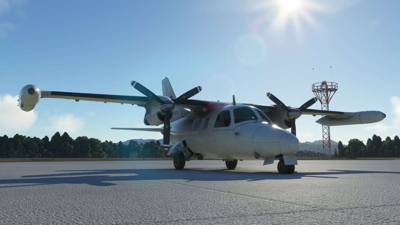 Livestream with the Mitsubishi MU2 from Shirahama to Tokyo in Microsoft Flight Simulator