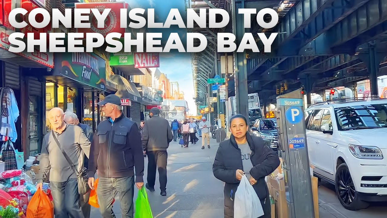 NYC Walk : Coney Island & Brighton Beach to Sheepshead Bay in October 2022