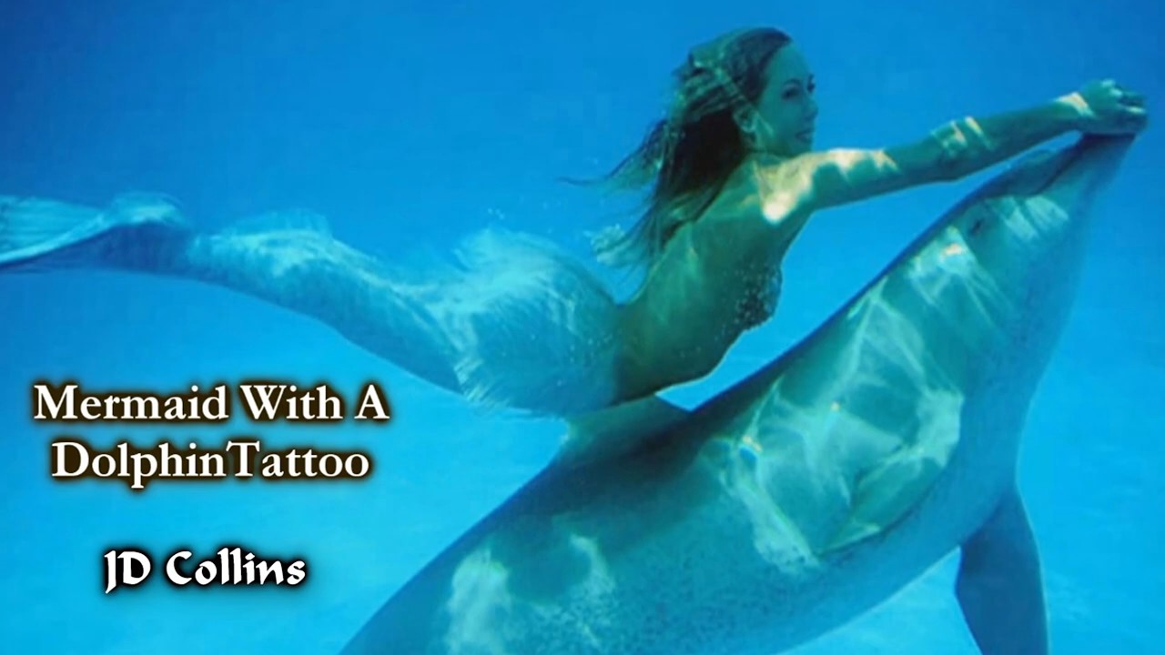 Mermaid With A Dolphin Tattoo
