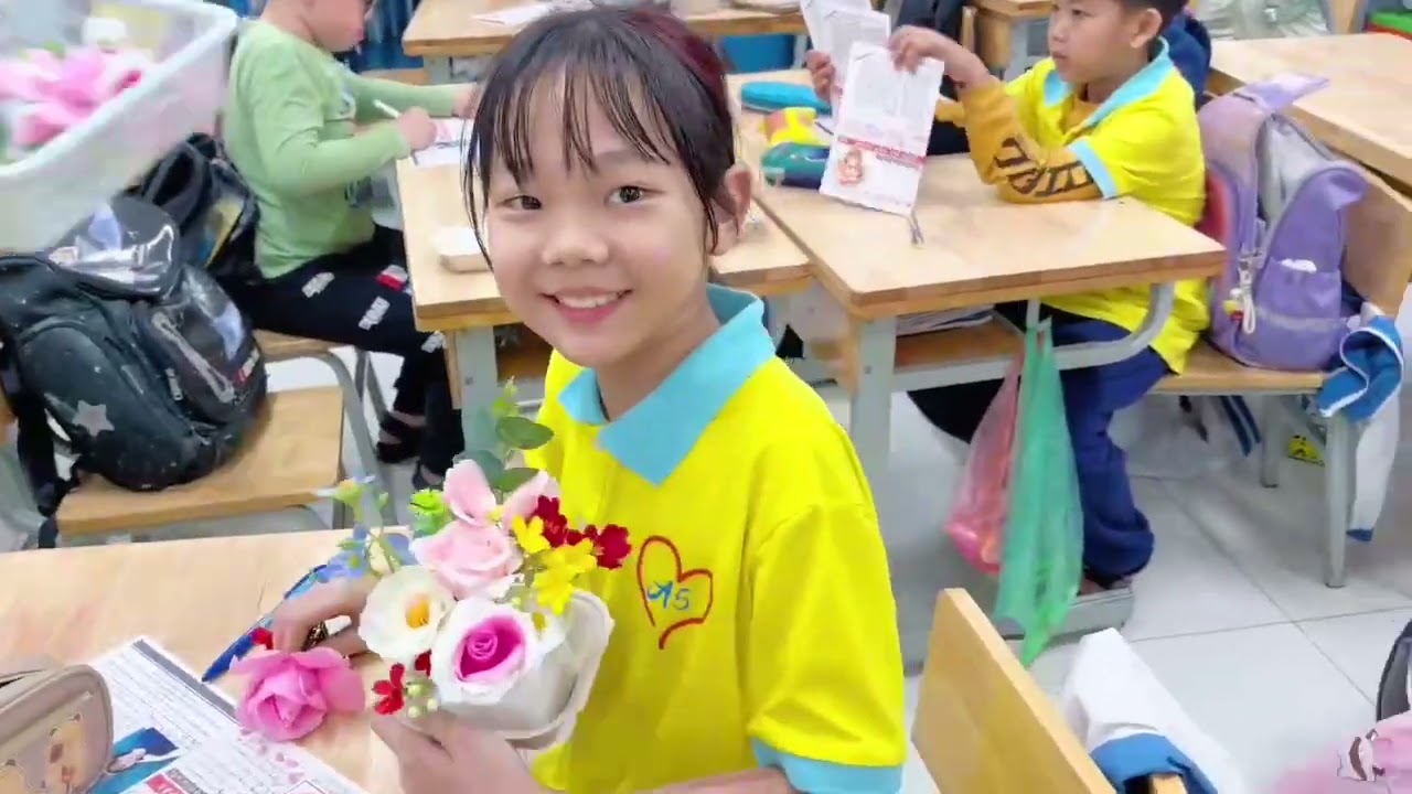 Kỷ niệm 8/3/2026 lớp 4A5 con Hải Đăng ❤️❤️❤️