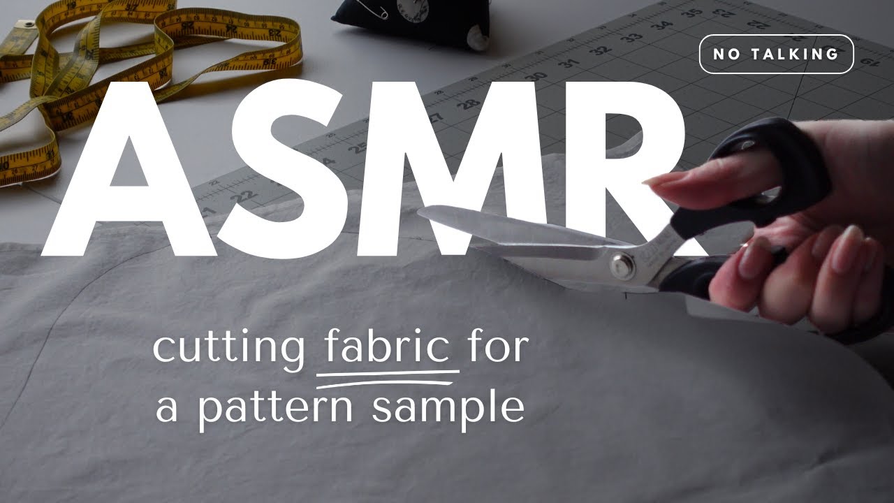 16 Minutes of Fabric Cutting &mdash; Crunchy, Crisp Cotton ASMR (no talking)