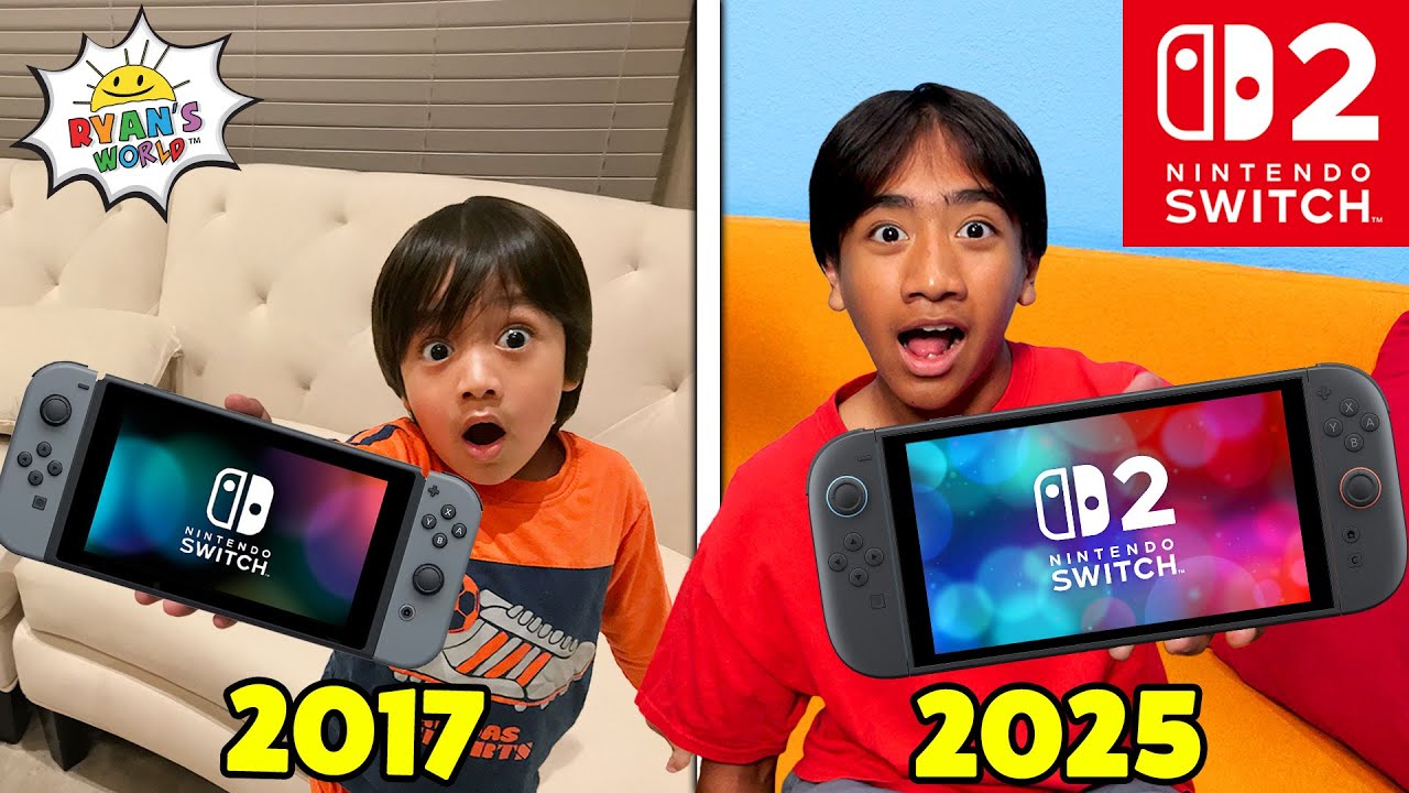 Ryan Grew Up with Nintendo Switch&hellip; Now He&rsquo;s Playing on Nintendo Switch 2!