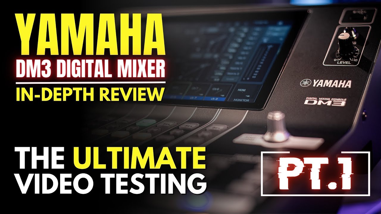 Yamaha DM3, il video test completo del digital mixer compatto ma potentissimo! - Pt.1