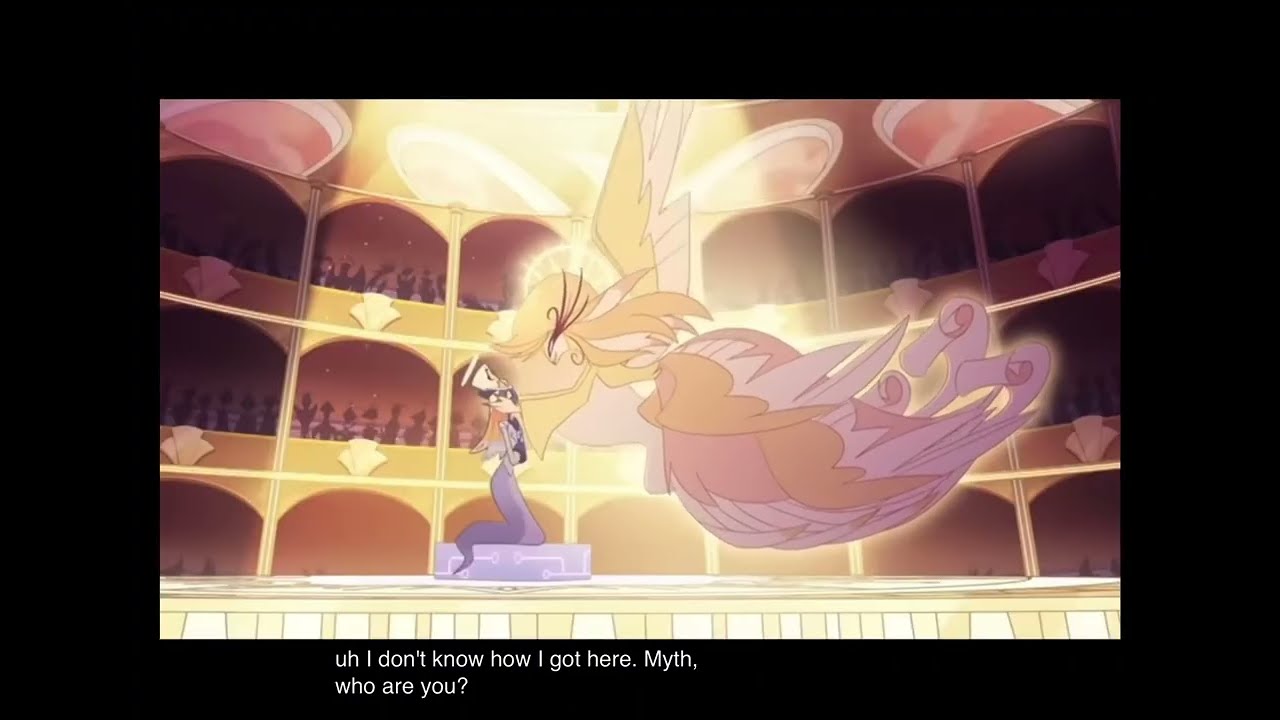 I voiced as the speaker of god!