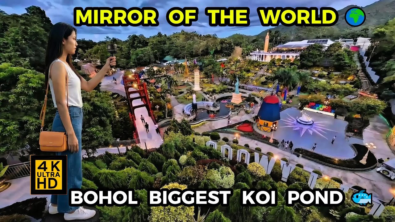 Mirror of the World Sikatuna Bohol | Things to Do in Bohol & Biggest Koi Pond 🇵🇭 Philippines