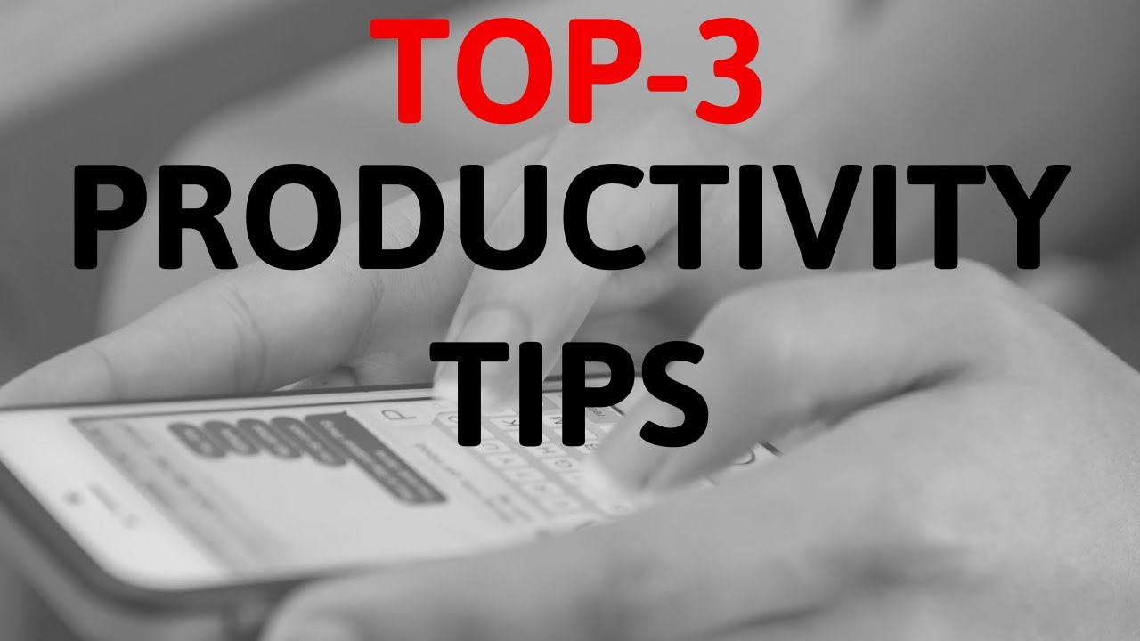 Get more done 🔥 Productivity tips from successful people - success insider