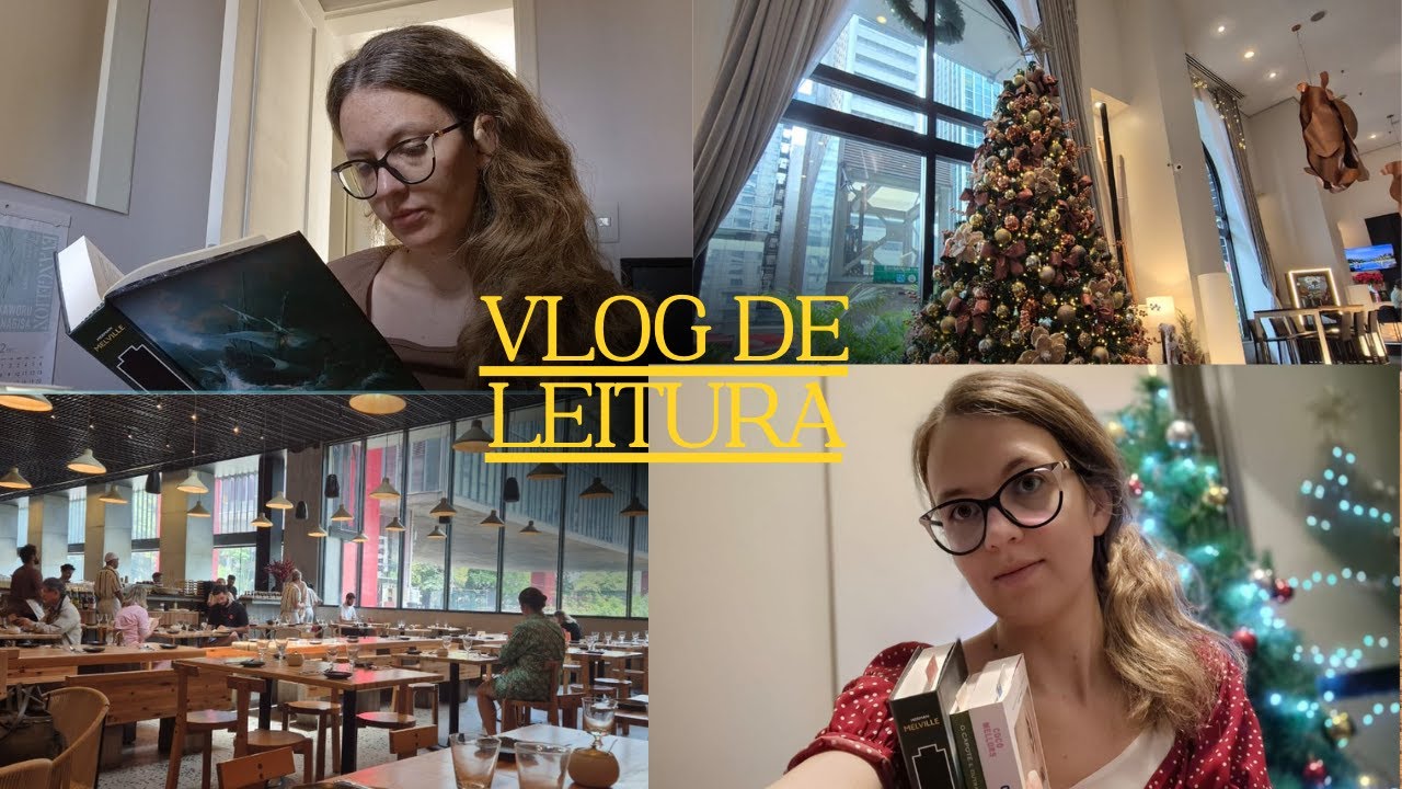 VLOG DE LEITURA - leituras em andamento, livraria, filmes de natal, jogo para estudar japonês