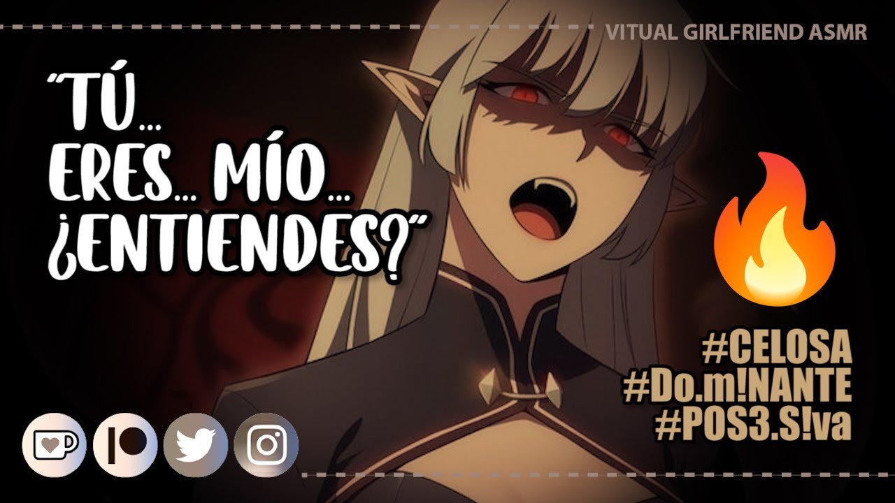 🧛‍♀️Vampira celosa y posesiva te hace suyo😍🔥 [novia d0m!nant3] | ASMR ROLEPLAY ANIME HISTORIA/RELATO