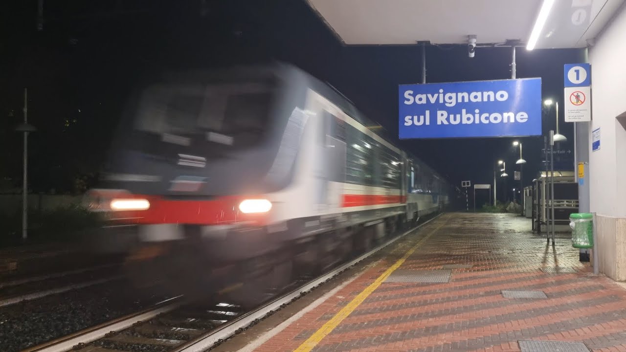 TRENI PASSEGGERI E MERCI IN TRANSITO ALLA STAZIONE DI SAVIGNANO SUL RUBICONE!
