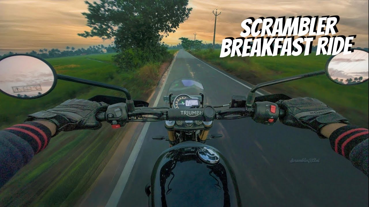 Sunday Breakfast Run | Scrambler 400X Raw Sound [4K]