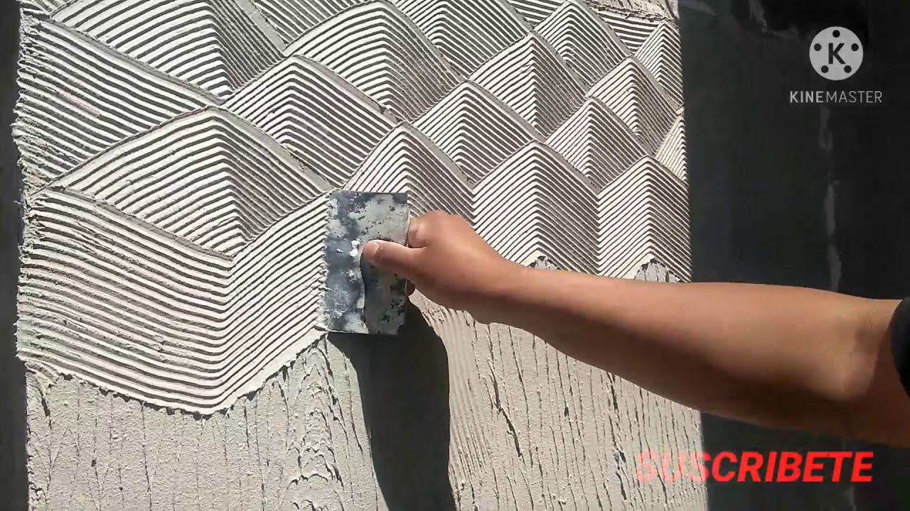 cómo aplicar textura sin muchas herramientas y con pasta casera