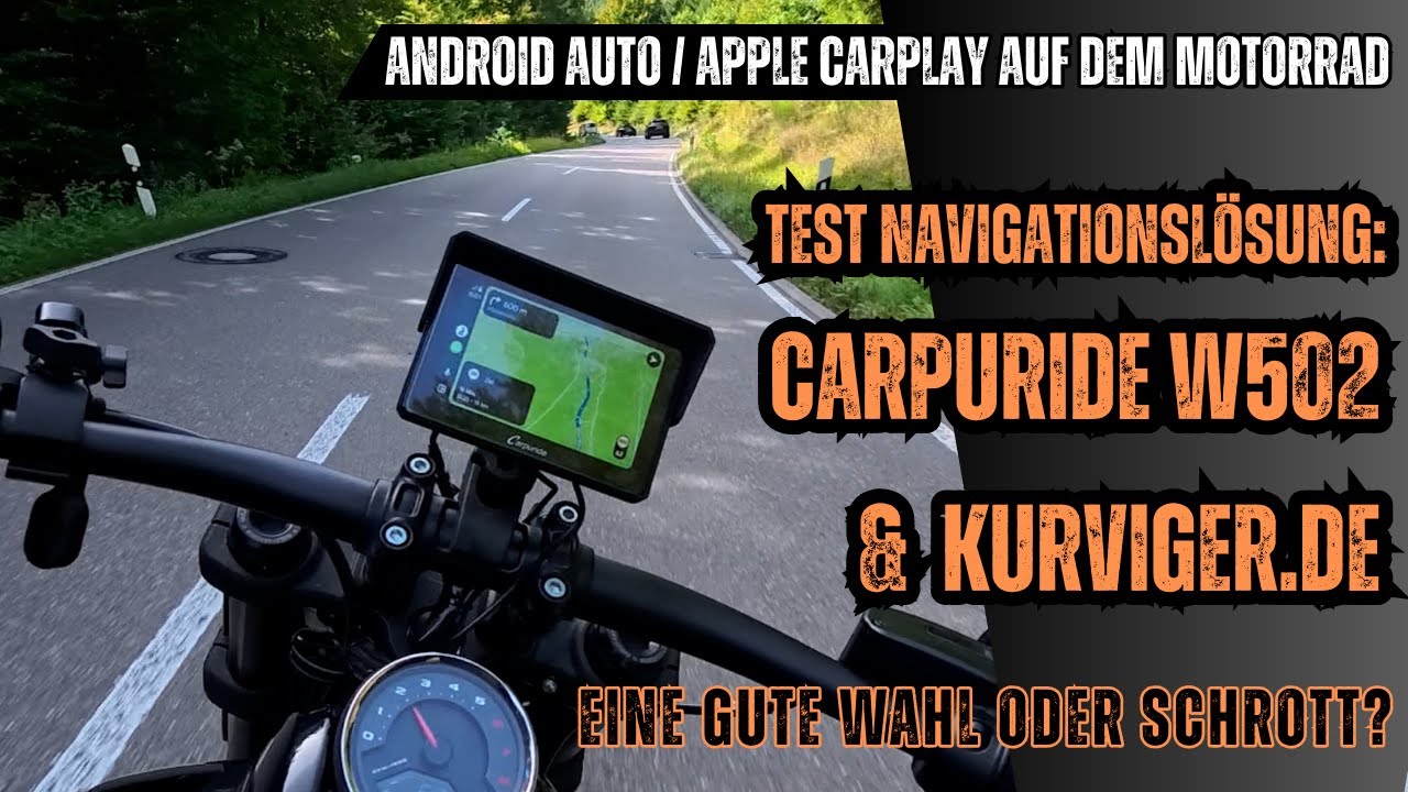 Carpuride W502 Android Auto / Apple CarPlay mit kurviger.de - Hot oder Schrott?
