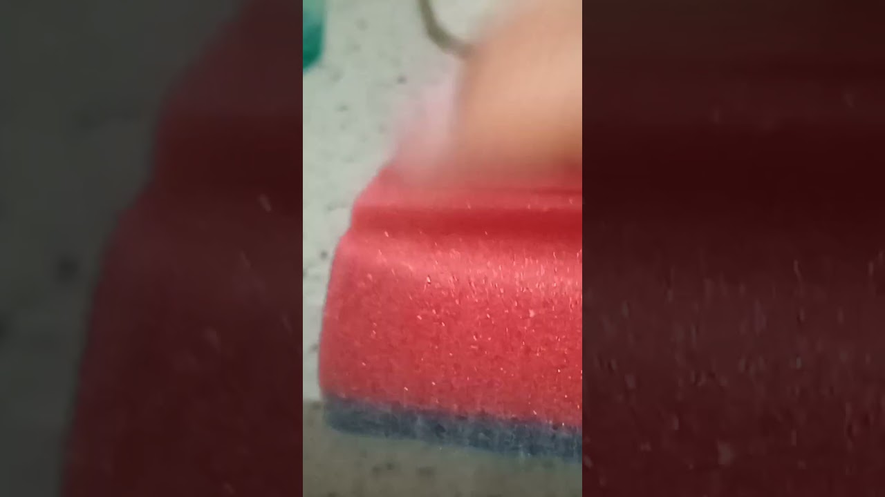 scratching a dry sponge, the continuation is already on the channel😋