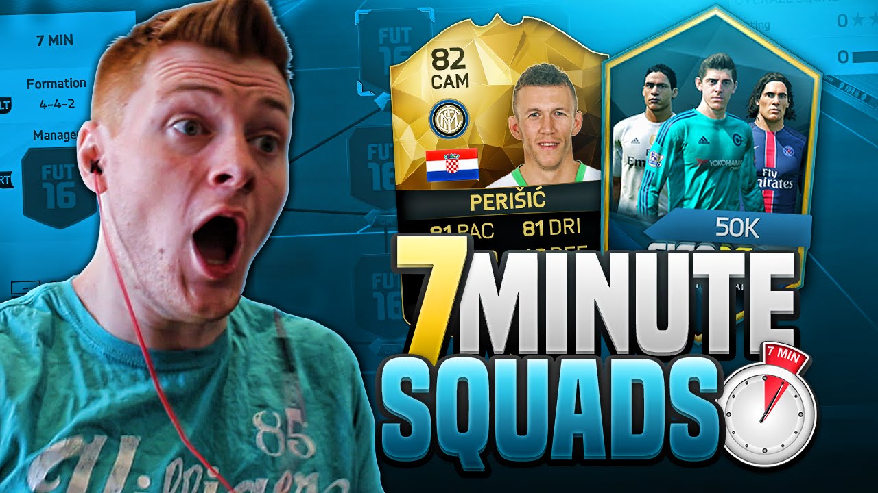FIFA 16 - HUGE 50K PACK!!! | EPIC IF PERISIC 7 MINUTE SQUADS!!!