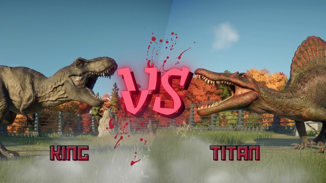 Tyrannosaurus Rex vs Spinosaurus
