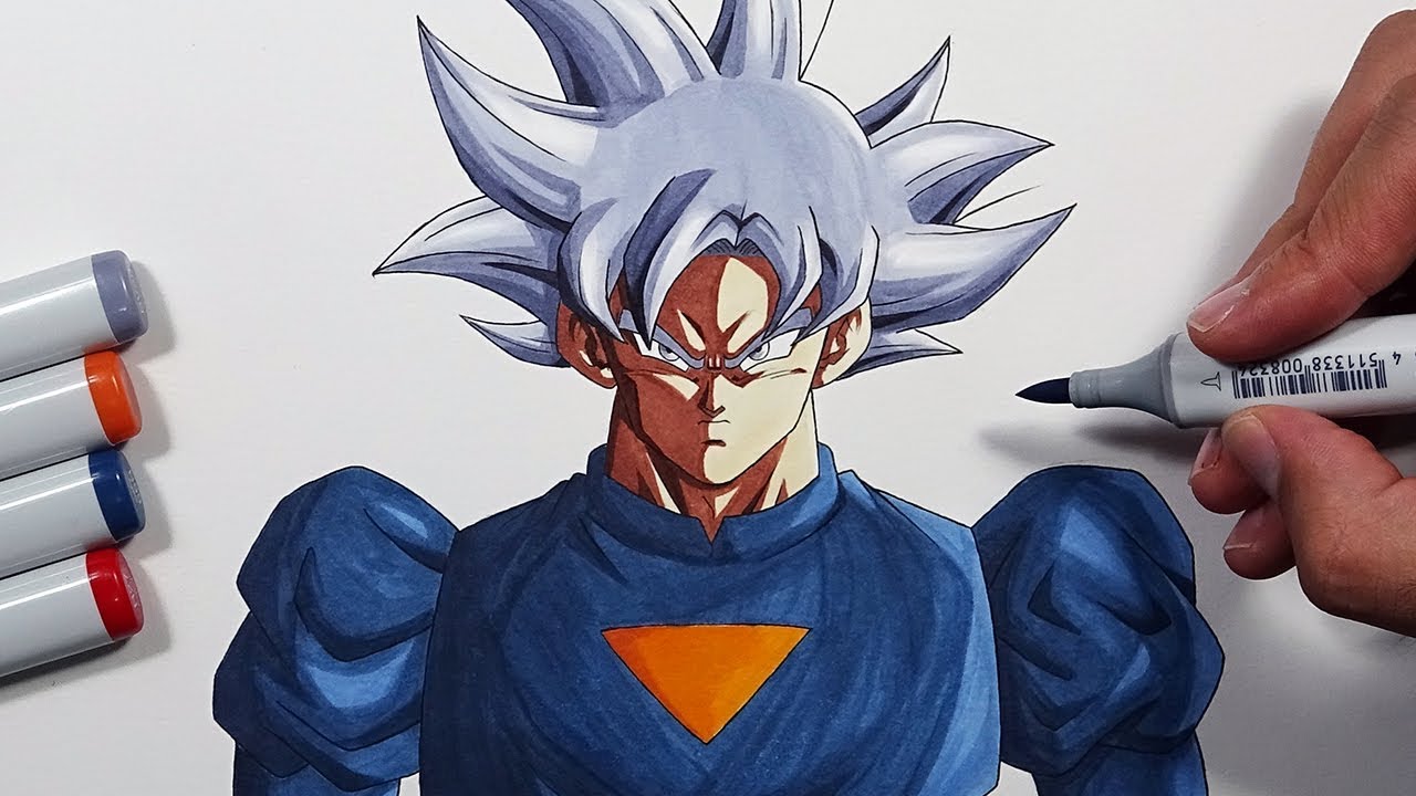 How To Draw Grand Priest GOKU - Ultra Instinct! Step By Step TUTORIAL