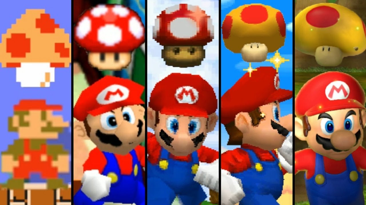 Evolution of Mega Mario (2000-2017)