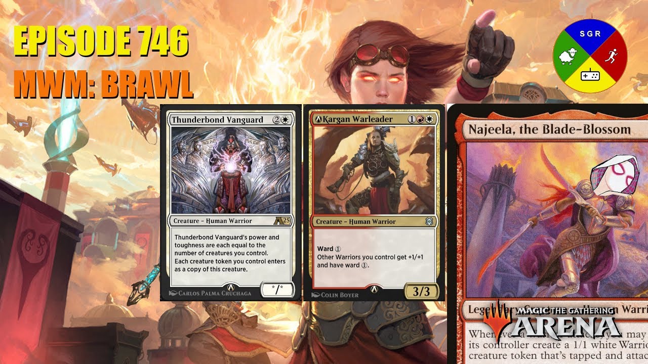 MTG Arena Run: MWM: Brawl with Spider-Gwe --  I mean Najeela, the Blade-Blossom