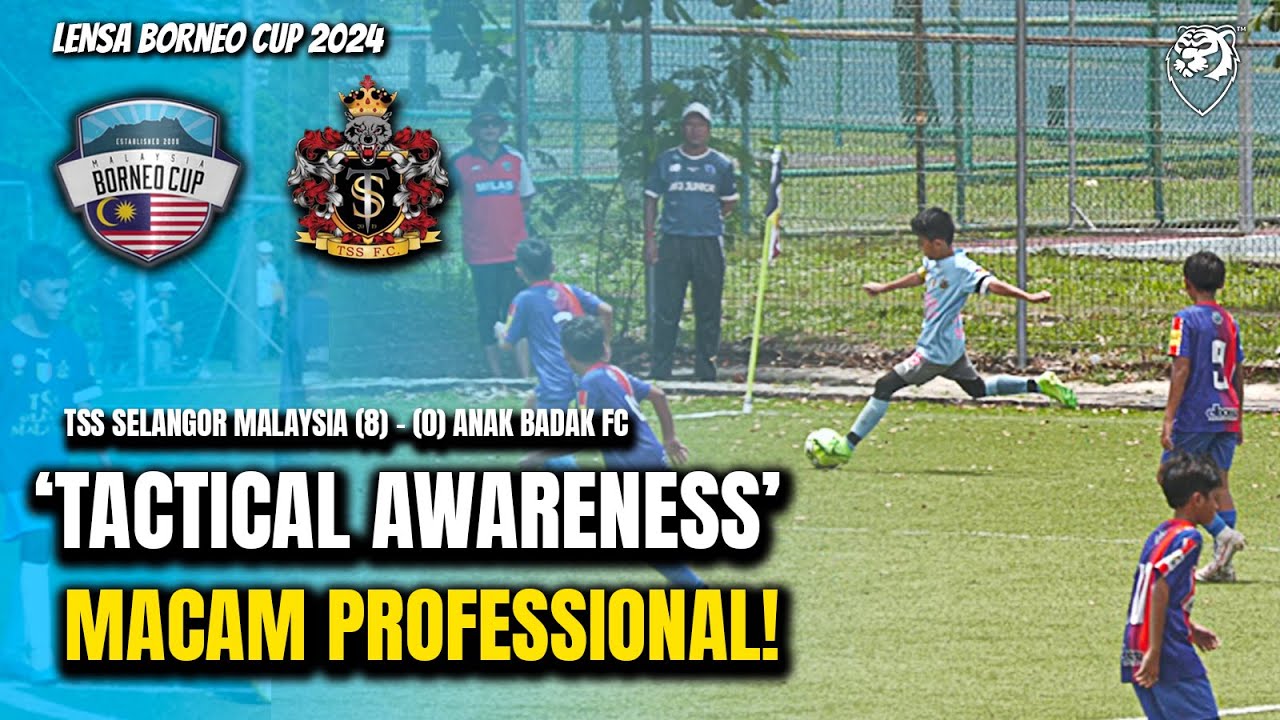 Luar biasa, 'tactical awareness' budak budak ni dah macam pemain professional!