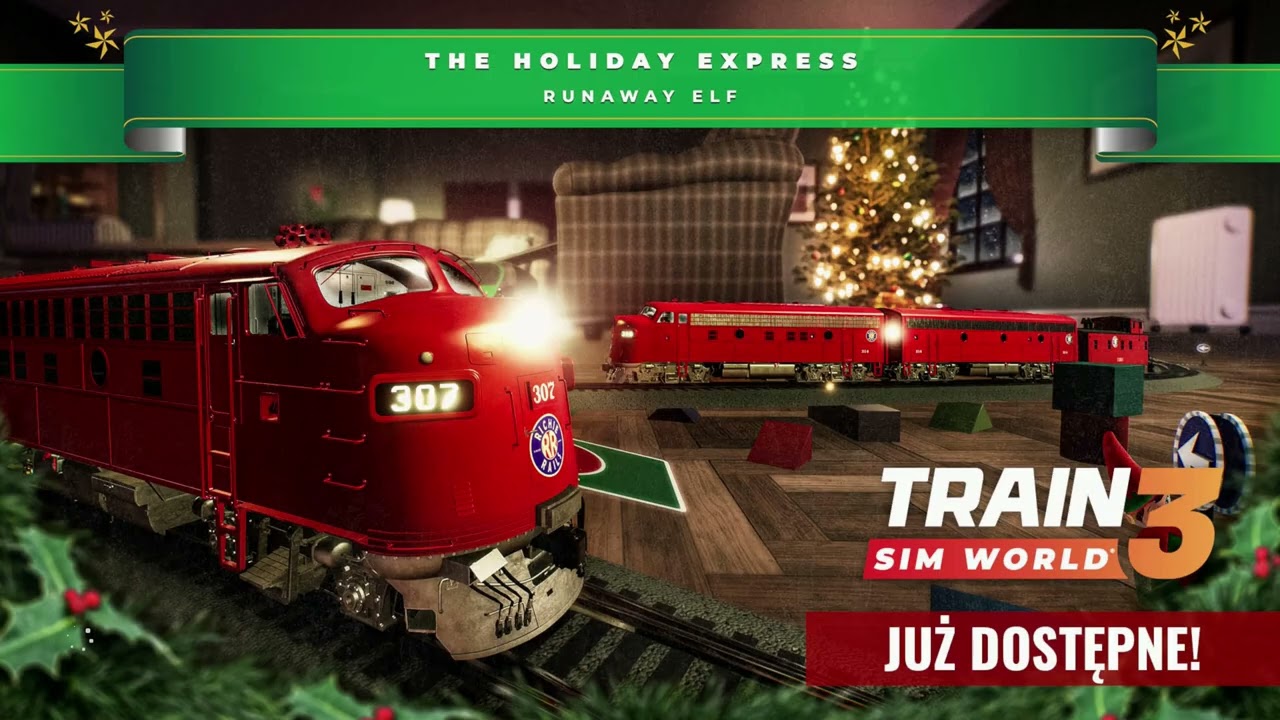 Train Sim World 3 PL | 4K Xbox Series X | #16 | The Holiday Express - Runaway Elf | F7 RR