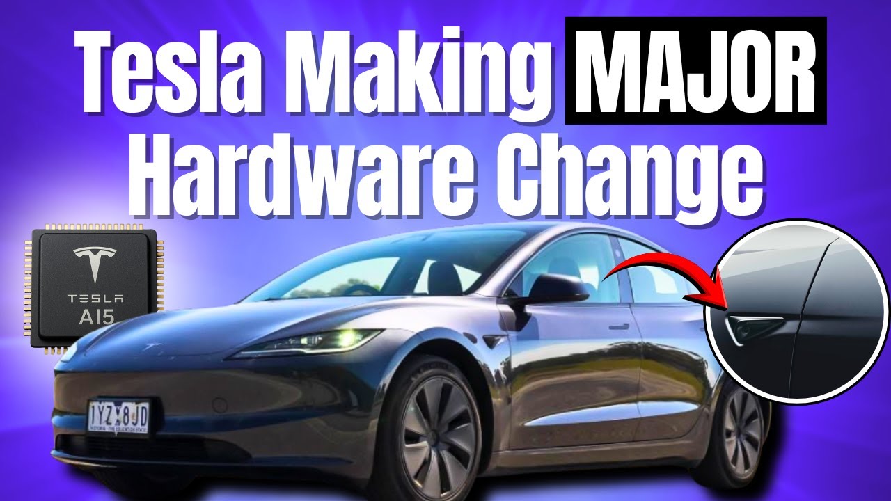 Tesla вносит КРУПНЫЕ изменения в оборудование, устанавливая НОВЫЕ камеры