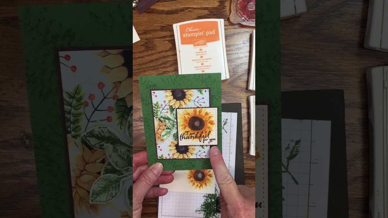 Painted Harvest from Stampin' Up using Painted Autumn Designer Series Paper