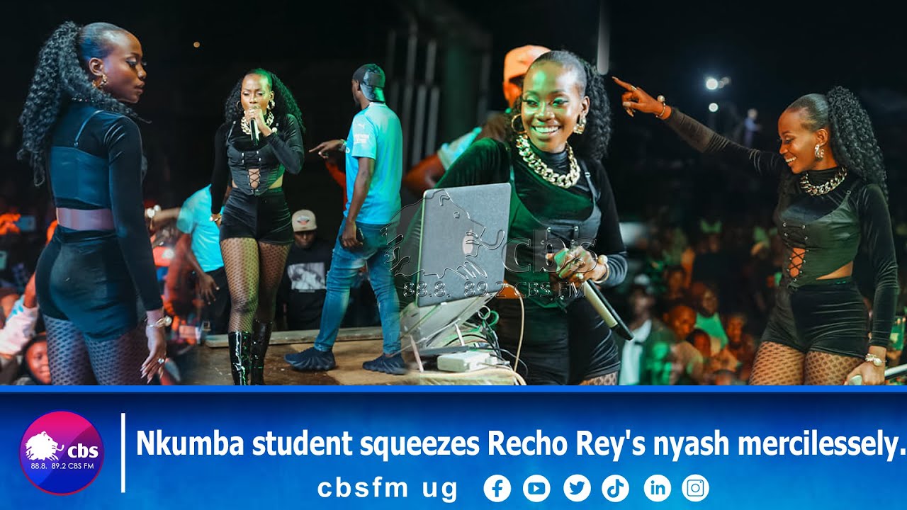 A student squeezes Recho Rey's nyash mercilessely, she left him hard down wards