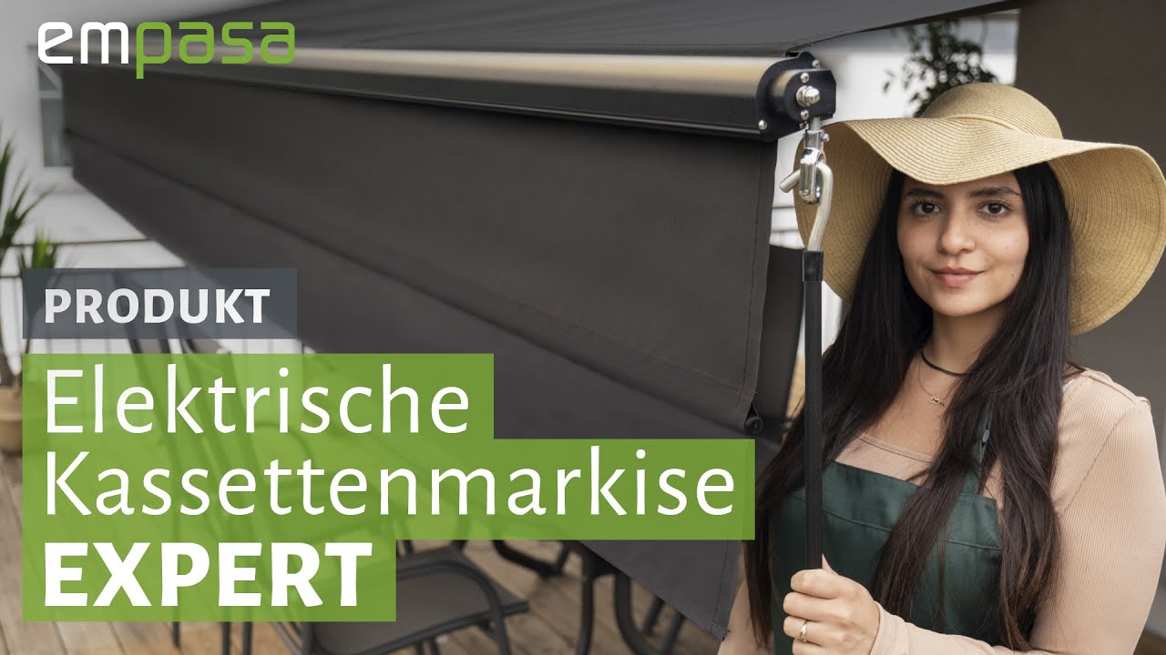 Elektrische Kassettenmarkise EXPERT mit Volant &ndash; zuverl&auml;ssiger Sonnenschutz | empasa