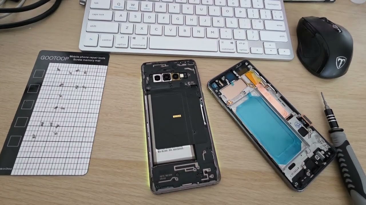 Samsung S10 screen replacement with an aftermarket screen from AliExpress 