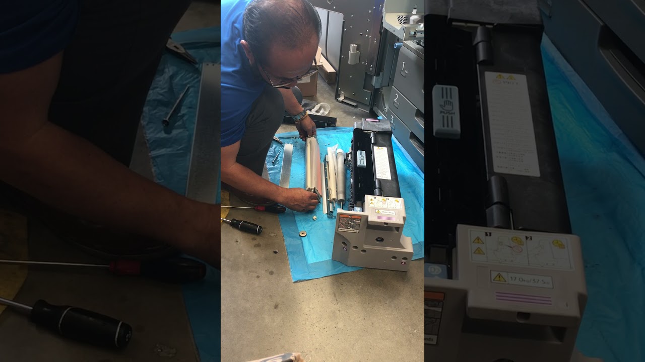 Ricoh Web Cleaning Unit fixing and Repair Training Printer Copier