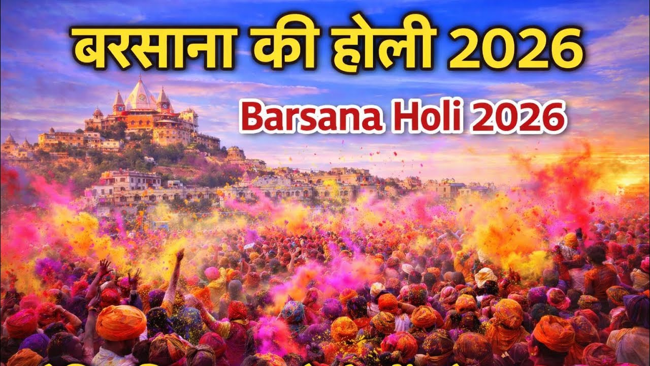 इतिहासिक बरसाना होली 2026 | ऐसा नज़ारा पहले नहीं देखा होगा