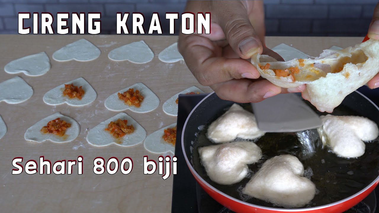 Cireng kraton isi pedas modal 4ribu jadi 20ribu