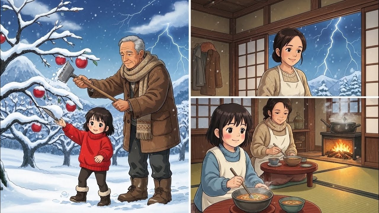 Mountain Storm at Night | A Cozy Family Cabin Story