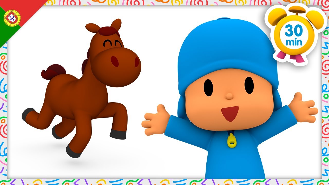 📚 Livros para ler: Cavalo! (30 minutos) | Pocoyo 🇵🇹 Português - Canal Oficial | Desenhos animados