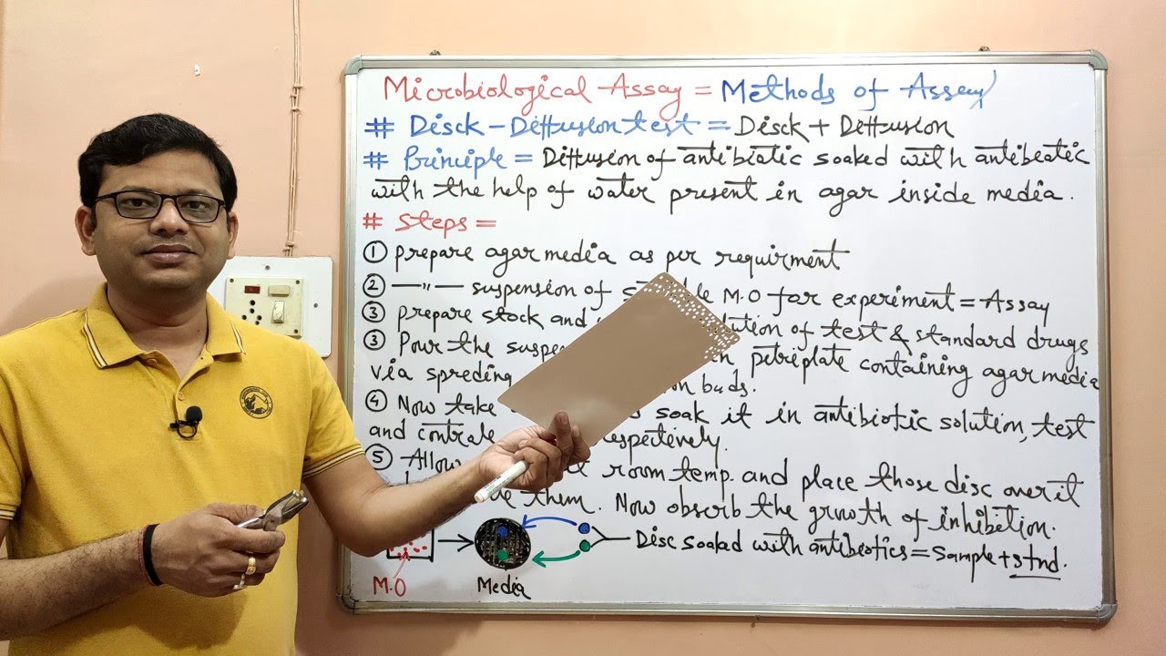 Microbiology 116 =Microbial Assay (Part- 04) = Disc Diffusion Method | Microbial Assay of Antibiotic