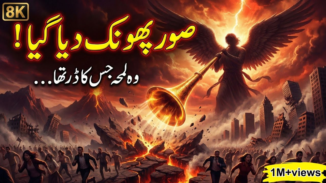 Qiyamat Ka Din | When Israfeel Blows the Trumpet | The Most Terrifying Reality #history 