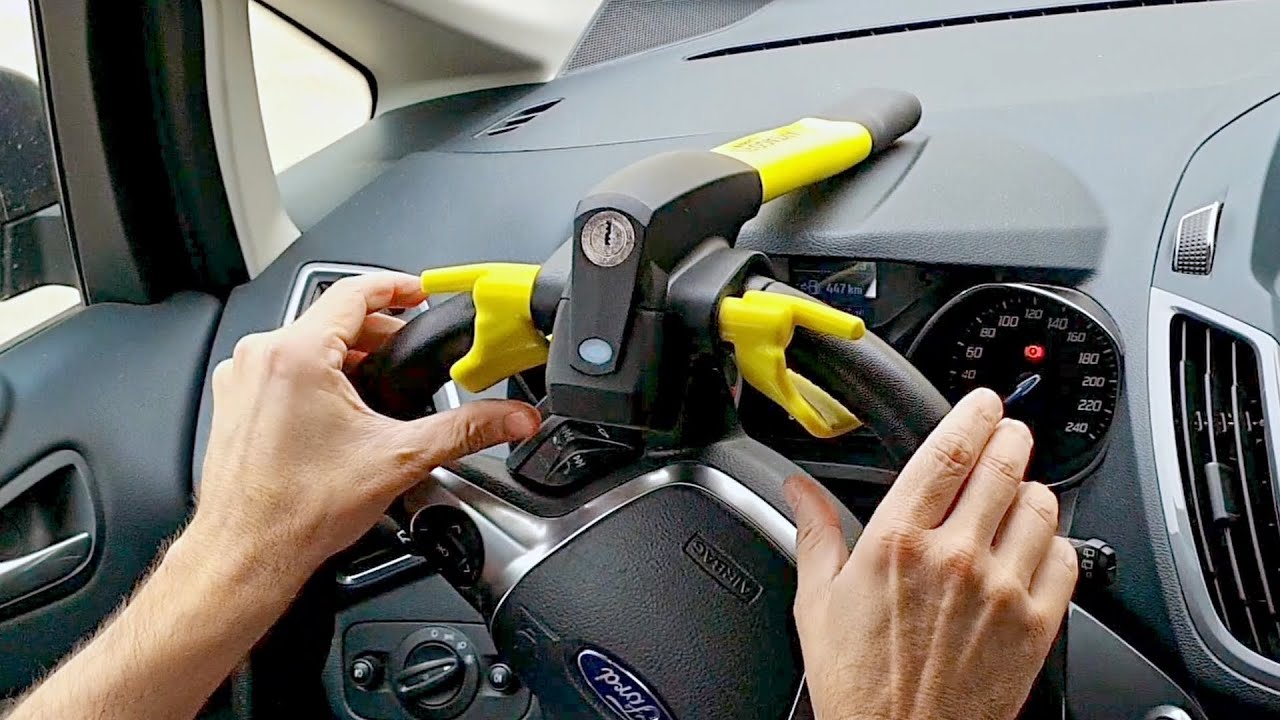 ARTAGO 870 Instructions Car Steering Wheel Lock with Alarm Anti-theft
