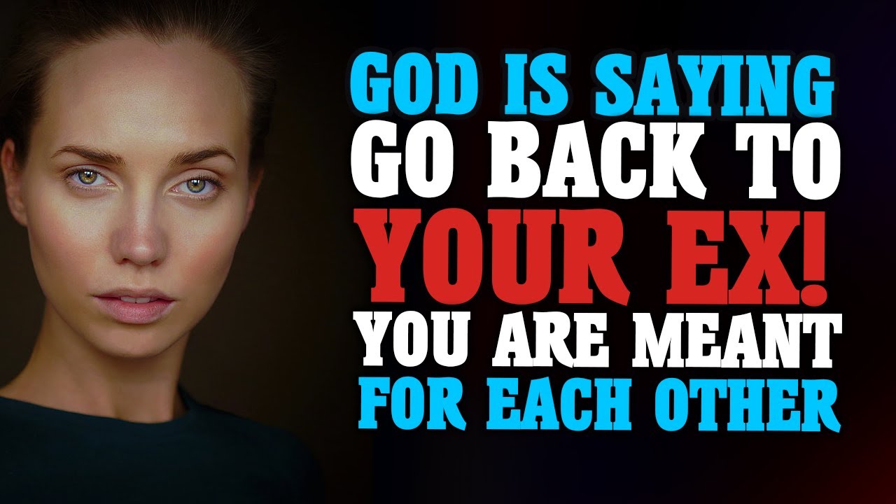 GOD IS TELLING YOU DON'T MOVE ON YET FROM YOUR EX THAT'S THE RIGHT PERSON