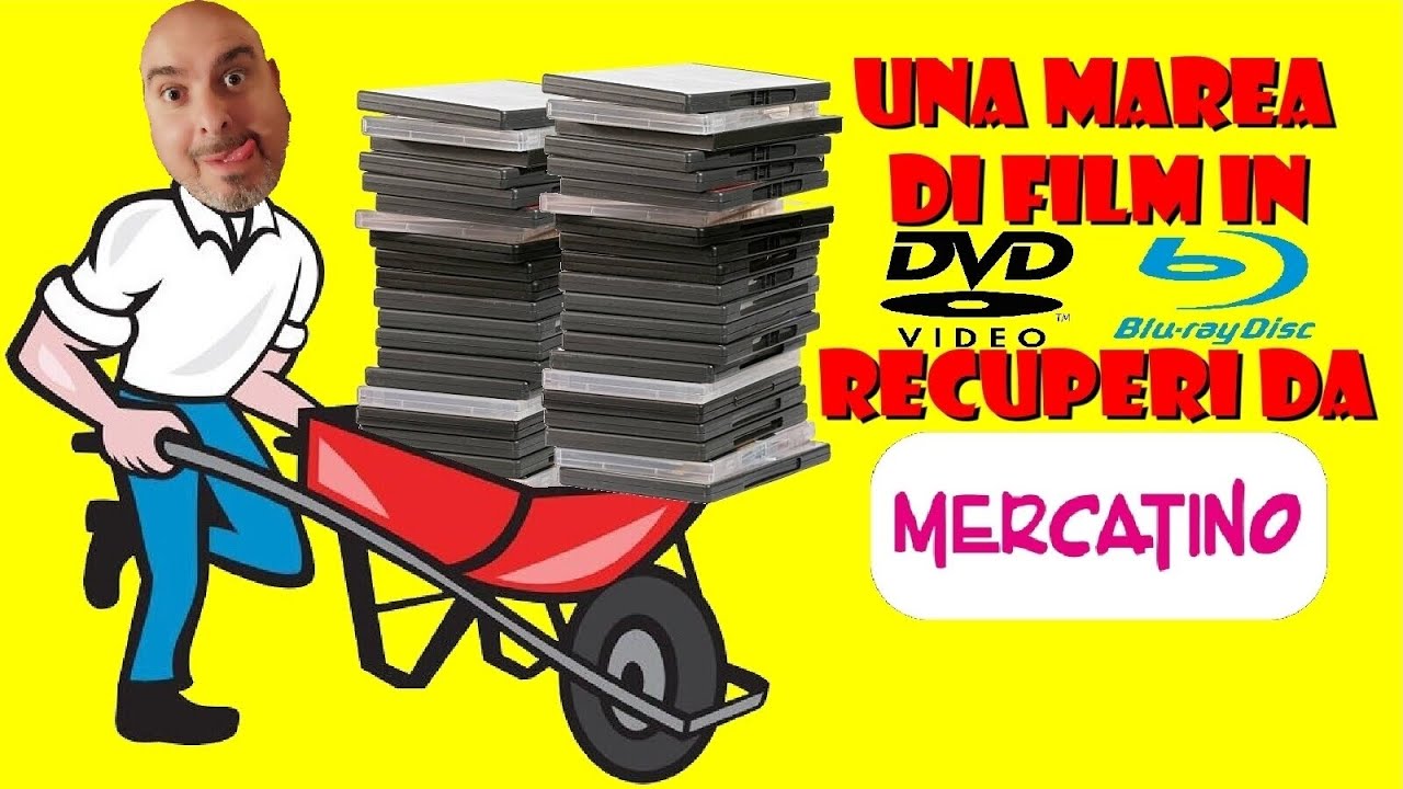 Recupero di una marea di DVD e Bluray ai Mercatini dell'usato!!!
