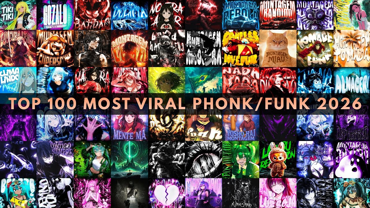 TOP 100 MOST VIRAL PHONK/FUNK 2026 🎵 PLAYLIST 🎵
