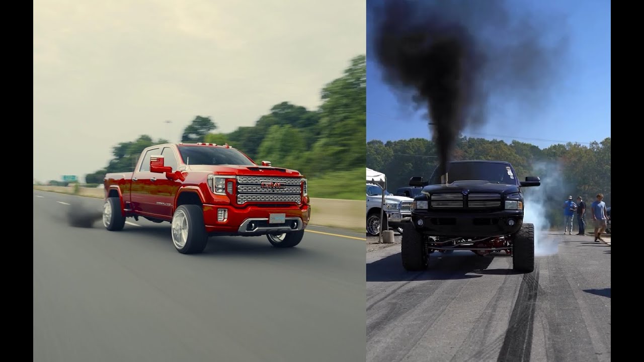 ROWDY Diesel Trucks! Rolling Coal, Burnouts & More | Compilation 2024